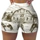 thumbnail image 2 of Fotbe Horses Grazing On Meadow Shorts Sin Costuras – Shorts Deportivos de Cintura Alta para Mujer, Elásticos para Gimnasio, Yoga, Running o Ciclismo-XX-Large, 2 of 8