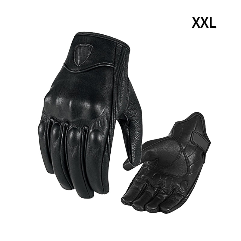 Winter Leather Motorcycle Motorbike Waterproof Gloves 