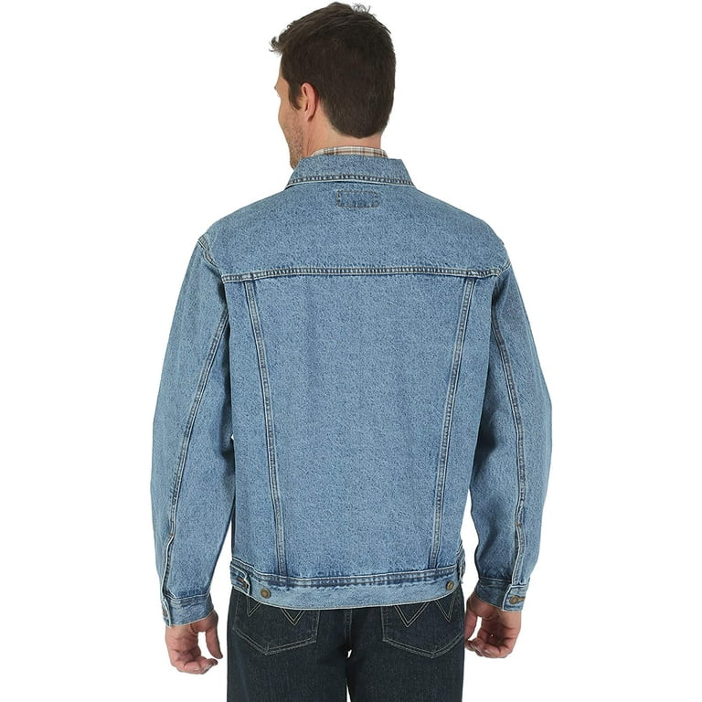 Wrangler Denim Jacket (Big & Tall Sizes) - Walmart.com Wrangler Denim Jacket (Big & Tall Sizes) - Walmart.com