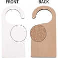 thumbnail image 3 of 2 Pack Blank Door Hanger Sublimation Door Hanger Sign Unfinished Wooden Dye Heat Press Door Knob Signs for DIY Craft Home Office Hotel Meeting Session, 3 of 7