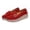 Red, variant on Fashion Women's High Heeled Casual Shoes Slip On Shoes Comfortable Casual Shoes Loafers Womens Slip on Loafers Comfortable Thick Soft Platform Sneakers Arch Support Casual Platform Shoes