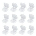 thumbnail image 1 of Milisten 12pcs Mini Clear Plastic Storage Boxes Square Multipurpose Display Cases Portable Cover Medicine Boxes for Travel Outdoor, 1 of 5