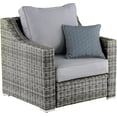 thumbnail image 5 of Elle Decor Vallauris Outdoor Arm Chair Grey, 5 of 7