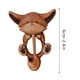 thumbnail image 2 of Pasador de broche de madera - Broche de bufanda para suéter de mariposa de elefante hecho a mano • 2,36 pulgadas, 2 of 4