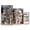 Dogs and Doghouses, variant on Set of 2 Flameless Candles Lights with Remote Control Flickering LED Candles Electric Candles for Home Decor Parties Delicate Dragonflies Pattern