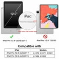thumbnail image 5 of JETech Case for iPad Pro 12.9 Inch (2015/2017 Model, 1st/2nd Generation) with Pencil Holder, Slim Tablet Cover with Soft TPU Back, Auto Wake/Sleep (Black), 5 of 8