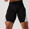 thumbnail image 2 of hlysgo Men's Swim Jammer UPF 50+ Quick Dry Athletic Competitive Training Swimwear Swimming Shorts with Drawstring Black,S, 2 of 5