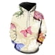 thumbnail image 3 of Sudadera con capucha con estampado 3D de mariposa exquisita para hombres y mujeres, sudadera con estampado de insectos de manga larga, sudadera holgada estilo Harajuku, sudaderas con capucha, 3 of 5