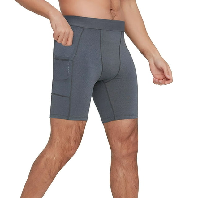 Pantalon de Course Moulant pour Hommes pour l'Entraînement et – Pantalon de Compression Extensible de Base de Basketball pour Hommes