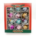 thumbnail image 2 of Shiny Brite Vintage Celebration Flocked Rounds Glass Shiny Brite 4027417, 2 of 3