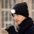 thumbnail image 4 of Gorro con linterna LED y gorro de punto cálido con luz LED para reparar y trabajar en lugares oscuros, 4 of 5