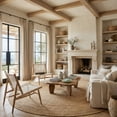thumbnail image 3 of SAFAVIEH Bandelier Leather Weave Nautical Accent Club Chair, Teak/Off White, 3 of 17