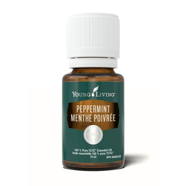 Aceite esencial de menta Young Living | 15 ml | Aroma refrescante a menta para revitalizar, aliviar y dar claridad mental | Perfecto para difusi�n, u