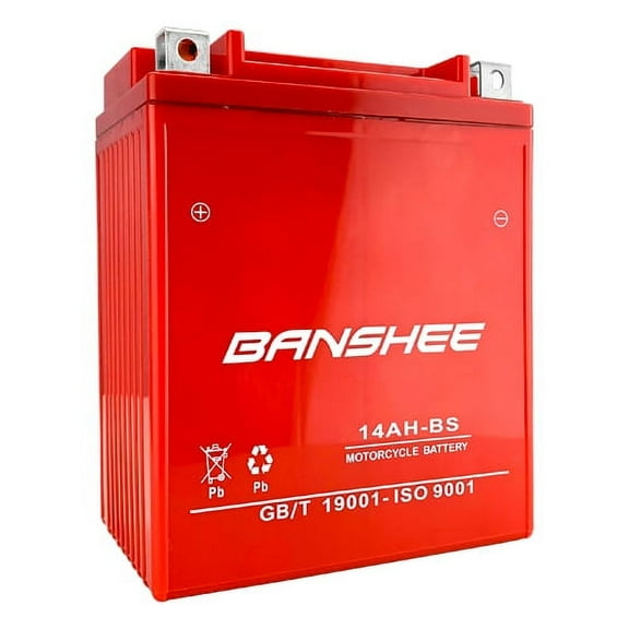 Banshee Motorcycle Battery Replaces Yuasa YTX14AH-BS for 2009 Arctic Cat All Other Models 500 CC ATV