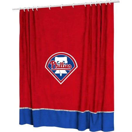 Sports Coverage Inc. MLB Polyester Sidelines Shower Curtain