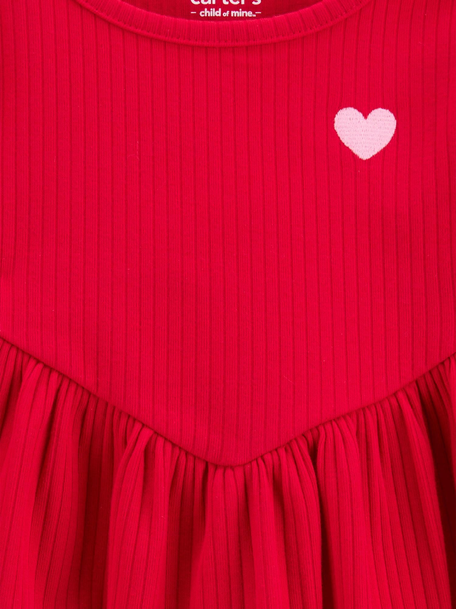 Carter's Child of Mine Baby and Toddler Girl Valentine's Day Outfit Set, 2-Piece, Sizes 12M-5T