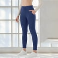 thumbnail image 4 of Maqroz Womens Leggings Thermal Fleece Lined High Waist Winter Warm Thick Stretch Active Workout Pants with Pockets, 4 of 8