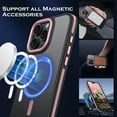 thumbnail image 2 of BENTOBEN Case for iPhone 16 Pro Max Compatible with Mag-safe 6.9" Slim Translucent Matte Shockproof Protective Cover, 2 of 8