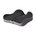 thumbnail image 3 of Cojín de asiento de espuma viscoelástica, grueso, cómodo y ergonómico para silla de oficina Gris negro, 3 of 9