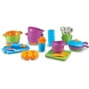 Learning Resources 44 Piece New Sprouts Classroom Kitchen Play Cooking Set, Multi-color