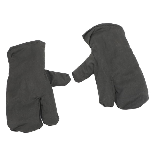 Guantes Térmicos, Diseño Resistente a la Lágrima Guantes Tibios 1 Par 3 Dedos Revestimiento Engrosado Para Abrenamiento de Montaña