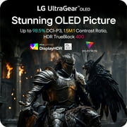(Open Box) LG UltraGear 39GX900A-B 39 21:9 UltraWide QHD 240Hz Curved OLED HDR Gaming Monitor, Black