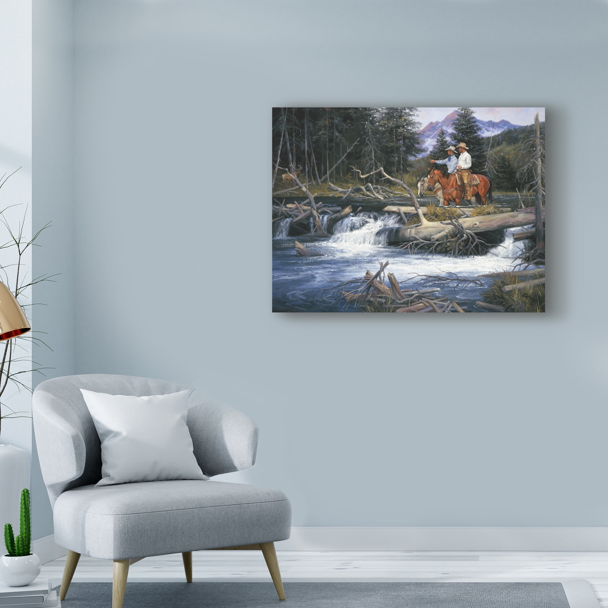 Trademark Fine Art 'Bend of the River' Canvas Art by Jack Sorenson