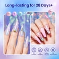 thumbnail image 4 of Kit de gel para extensiones de uñas Beetles Poly, 6 colores, con lámpara y herramientas, 4 of 7