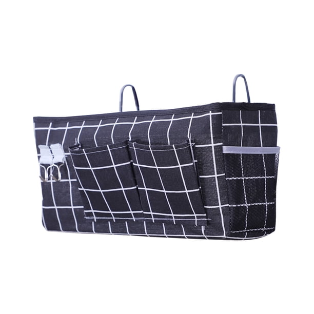 Gabinete de Almacenamiento de Baño Cesta Colgante de Rejilla de Gran Capacidad,14.9x7.2x5.1In Dormitorio Bolsa de Almacenamiento de Estante Junto a la Cama,Pequeño Gabinete de Almacenamiento de Baño