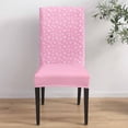 thumbnail image 5 of Chair Covers for Dining Room Set of 4,Christmas Winter Snowflakes Stretch Seat Protector Removable Washable Chairs Slipcovers for Kitchen Banquet Wedding Hotel,Gold and White, 5 of 6