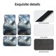thumbnail image 4 of Fotbe Fantasy Swan Yacht Design Juego de 4 Tapetes para Auto con Estampado – Alfombrillas de Goma Reforzada, Diseño Antideslizante, Protección para Todo el Año – Vehículos, Autos, Camionetas y SUVs, 4 of 7