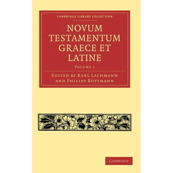 Novum Testamentum Graece Et Latine (Paperback)