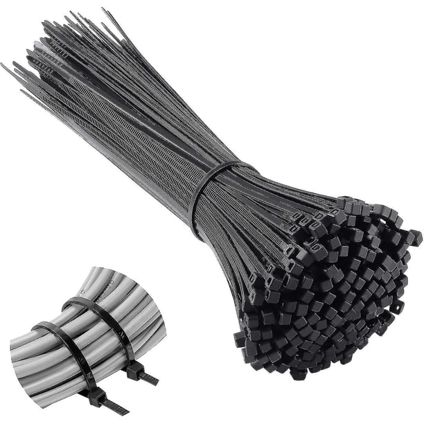 100 Piezas Bridas para Cables 200mm X 2.5mm, Bridas para Cables, Bridas para Cables de Nylon, Bridas para Cables 200mm, Paquete De 100 Piezas
