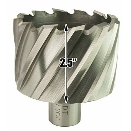 

Steel Dragon Tools 2-1/4 x 2 High Speed Steel Annular Cutter with 3/4 Weldon Shank