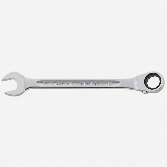 Stahlwille 17 Combination Offset Ratcheting Spanner with Switch, 13 mm