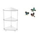 thumbnail image 1 of Mesa esquinera moderna de madera con estante de niveles y decoración de pared con diseño de pájaro para habitación, baño y estudio., 1 of 8