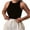 Black, variant on jsaierl Womens Jumpsuits and Rompers, Fashion Sexy Women's O-Neck Sleeveless Slim Ladies Bodysuit Solid Jumpsuit