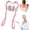 Pink, variant on Neckbud Massage Roller, Cervical Spine Massager with 6 Balls Massage Point, Ergonomic for Deep Tissues of Neck, Back, Shoulders, Waist and Legs