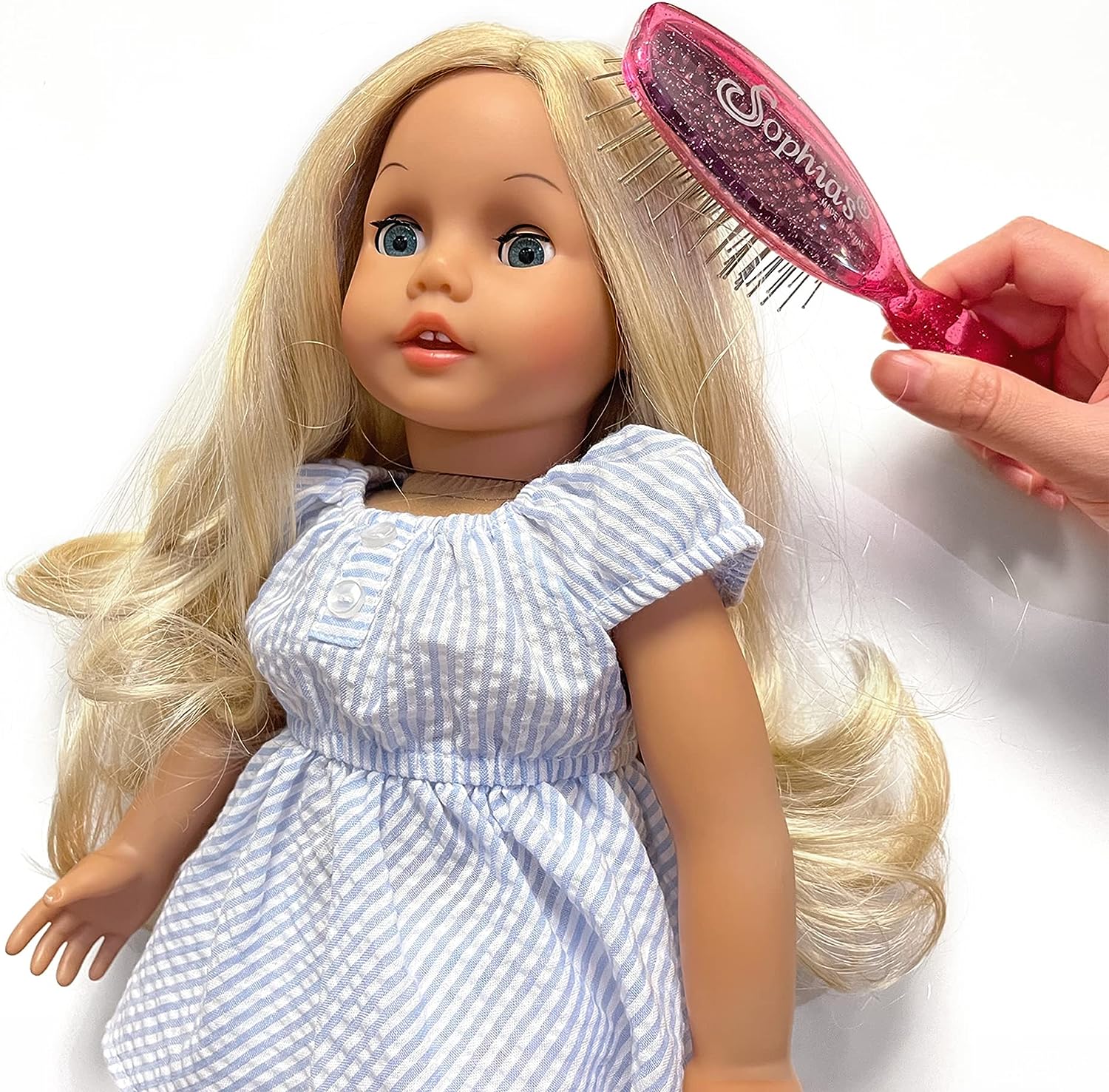 Sophia s Doll Hair Brush Ideal for Dolls with Synthetic or Wig