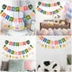 thumbnail image 3 of 2 sets Banners de cumpleaños hawaiano Decoración de la fiesta de cumpleaños Banners colgantes, 3 of 5