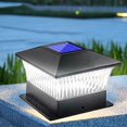 thumbnail image 2 of Lámpara De Tapa De Poste Solar Led Con Sensor De Luz Ip65 Lámpara De Pilar Solar A Prueba De Agua Lámpara De Paisaje Para Postes De Cerca Cubierta Cateissary HA036244-00, 2 of 6