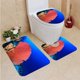 thumbnail image 1 of ABPHQTO Gran abanico de gorgonias Coral un arrecife tropical Juego de alfombras de baño de 3 piezas Alfombra de baño Alfombra de contorno y tapa de inodoro, 1 of 2