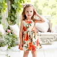 thumbnail image 4 of Zszcpp Baby Girl Newborn Dresses Faddish Sleeveless Softable Princess Going Out Flower Prints Cozy Casual Dresses, 4 of 7