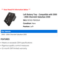 thumbnail image 2 of Left Battery Tray - Compatible with 2000 - 2006 Chevy Suburban 2500 2001 2002 2003 2004 2005, 2 of 2