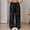 Black, variant on Women's Sequin Sparkle Pants Elastic Waist Wide Leg Party Club Trousers White XL