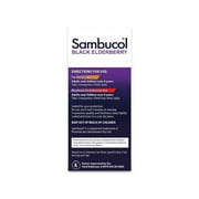 Sambucol Black Elderberry Syrup - Immune Support, Original Formula - 4 Fl Oz