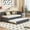Gray, variant on Bellemave Twin Size Daybed with Trundle, Linen Upholstered Daybed with Twin Trundle, Twin Size Sofa Bed Frame for Bedroom Guest Room Living Room（Yellow)