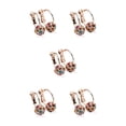 thumbnail image 1 of Minnieouse 1 par de pendientes de aro de cristal, pendientes de tuerca, regalo de joyería, cuentas de Color dorado Cuenta de color dorado 5Conjunto, 1 of 6