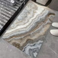 thumbnail image 4 of Diatomaceous Earth Bath Mat,Gray Gold Agate Marble Non-Slip Volume Super Absorbent Fast Drying Eco-Friendly Easy to Clean for Bathroom Kitchen Door mat 17×27.5Inch (43 * 70cm), 4 of 6