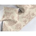 thumbnail image 2 of Damask Bed Runner Set, Rococo Renaissance Flourishing Flowers and Leaves Pattern VIntage Art, Decorative Bedding Scarf & 2 Pillow Shams for Hotels Homes, Queen, Pale Camel Pale Redwood, by Ambesonne, 2 of 3